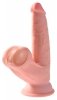 Dildo Triple Density 3D z przyssawką 15,2 cm King Cock